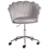 Beliani Desk Chair MONTICELLO Velvet Grey 2