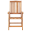 Beliani Set of 2 Garden Chairs JAVA Acacia Wood Light Brown 7