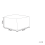 Beliani Pouffe VISHVI Cotton Blue 3