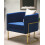 Beliani Armchair SIRKKA Velvet Dark Blue 2