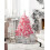 Beliani Artificial Christmas Tree FARNHAM 120 cm Pink 2