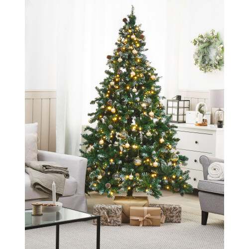 Beliani Artificial Christmas Tree LED PALOMAR 210 cm Green 1