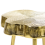 Beliani Side Table TAUPO Metal Gold 4