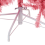 Beliani Artificial Christmas Tree FARNHAM 120 cm Pink 5