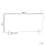 Beliani Desk Screen WALLY 160 x 40 cm Light Grey 3