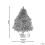 Beliani Artificial Snowy Christmas Tree RINGROSE 90 cm Green 3