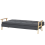 Beliani Sofa Bed 3 Seater TJORN Fabric Dark Grey 5