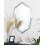 Beliani Wall Mirror OENO 66 cm 91 cm Silver 2