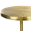 Beliani Side Table PANNOUVRE Metal Gold 4