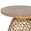 Beliani Side Table WAIHI Mango Wood Brown 6