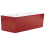 Beliani Freestanding Bathtub RIOS 1700 x 800 mm Red 7