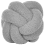 Beliani Throw Cushion MALNI Boucle 19 x 19 cm Grey Solid 4