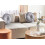 Beliani Throw Cushion UDALA 40 x 40 cm Velvet Grey Solid 2