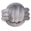 Beliani Throw Cushion MALNI 30 x 30 cm Velvet Grey Solid 4