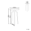 Beliani Side Table TILPA Marble White 3