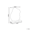 Beliani Standing Mirror LOZERE 19 cm 22 cm Bamboo Light Brown 3