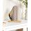 Beliani Standing Mirror LOZERE 19 cm 22 cm Bamboo Light Brown 2