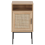 Beliani Bedside Table PASCO Light Brown 6