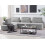 Beliani Modular Corner Sofa 4 Seater TIBRO Right Hand Grey Fabric 2