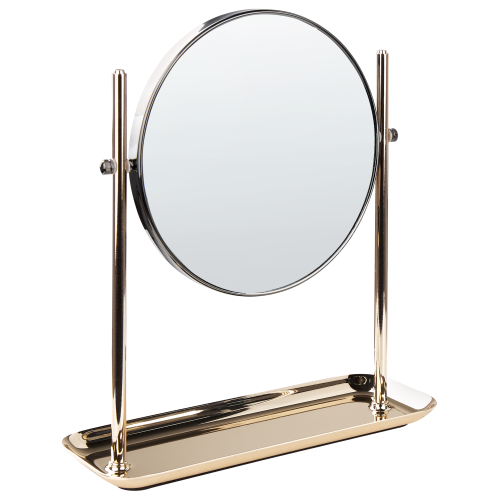 Beliani Makeup Mirror FINISTERE Gold 2