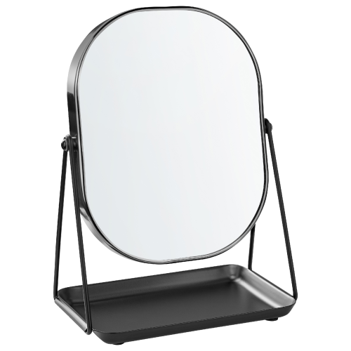 Beliani Makeup Mirror CORREZE Black 1