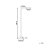 Beliani LED Floor Lamp CASSIOPEIA with Dimmer Metal Black 3