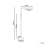 Beliani LED Floor Lamp ARIES with Remote with Dimmer Metal Black 3