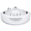 Beliani Corner Hot Tub with LED TOCOA 2050 x 1460 mm White 7