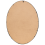 Beliani Wall Mirror OUVEA 57 cm 79 cm Metal Gold 4