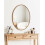 Beliani Wall Mirror OUVEA 57 cm 79 cm Metal Gold 2