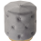 Beliani Pouffe CARROLLTON Velvet Light Grey 4