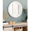 Beliani Wall Mirror DELICIAS 60 cm x 60 cm Off-White 6
