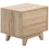 Beliani 1 Drawer Bedside Table SPENCER White 7