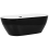 Beliani Freestanding Bathtub CARRERA 1700 x 800 mm Black 4