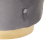 Beliani Pouffe CARROLLTON Velvet Light Grey 5