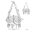 Beliani Hanging Chair GABELLA Cotton White 3