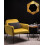 Beliani Armchair NARKEN Velvet Mustard 4