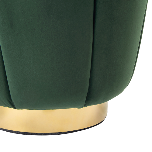 Beliani Pouffe IRVING Velvet Dark Green 1