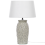 Beliani Table Lamp KHOPER Ceramic Grey 4