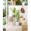 Beliani Hanging Chair GABELLA Cotton White 2