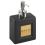 Beliani 4-Piece Bathroom Accessories Set KOUROU Ceramic Black 4