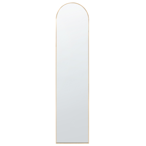 Beliani Standing Mirror BAGNOLET 150 cm Metal Gold 1