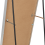 Beliani Standing Mirror BAGNOLET 150 cm Metal Silver 10