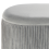 Beliani Storage Pouffe RICHLAND Velvet Light Grey 6