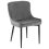 Beliani Set of 2 Dining Chairs SOLANO Velvet Grey 2