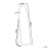 Beliani Standing Mirror CHATILLON 150 cm Silver 6