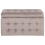 Beliani Storage Ottoman MICHIGAN Velvet Pink 4