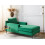 Beliani Chaise Longue GUERET Velvet Green 2