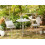 Beliani Bistro Table CILENTO 71 cm 71 cm Metal Grey 2