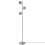 Beliani Floor Lamp RAMIS Metal Silver 2
